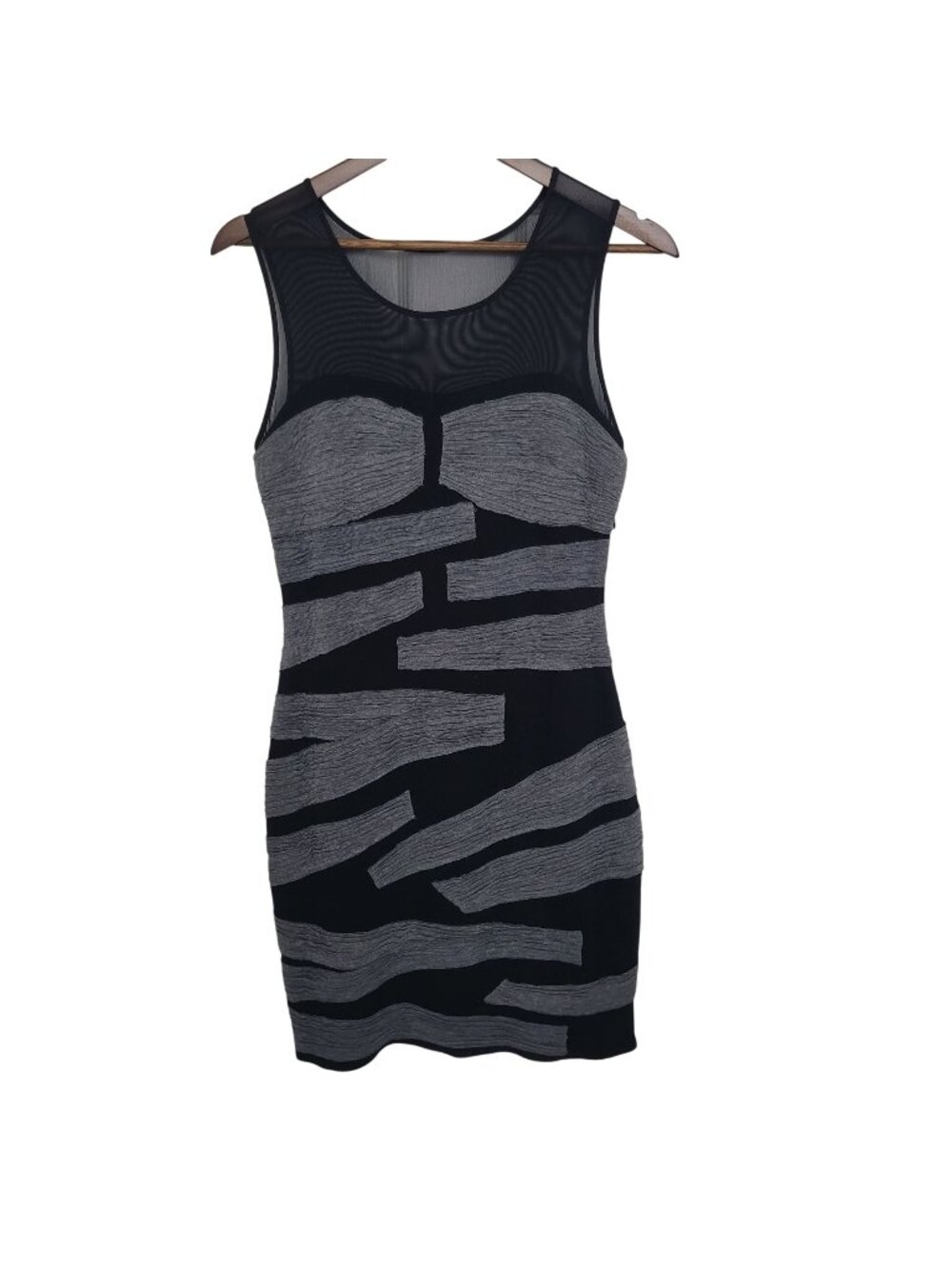 Bailey 44 Mesh Panel Sleeveless Dress Size M Bodycon Clubwear Party NWT